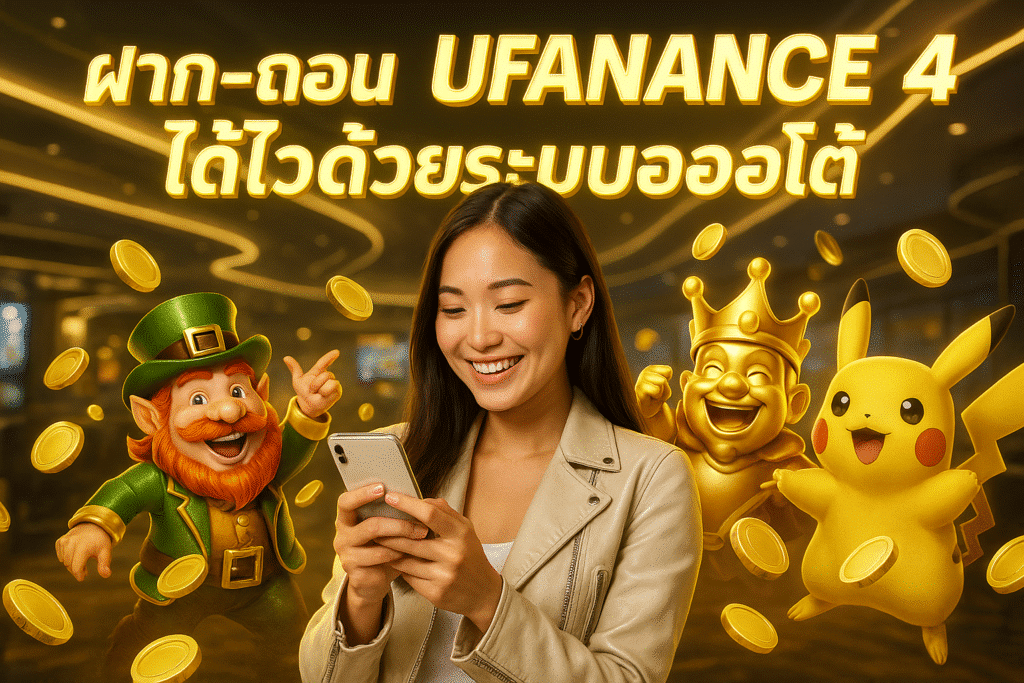 ฝาก-ถอน UFANANCE 4 ได้ไวด้วยระบบออโต้