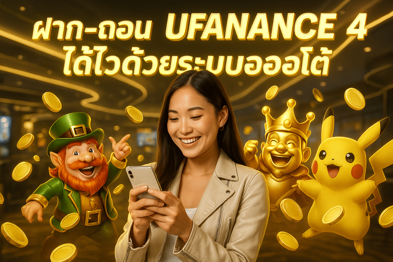 ฝาก-ถอน UFANANCE 4 ได้ไวด้วยระบบออโต้